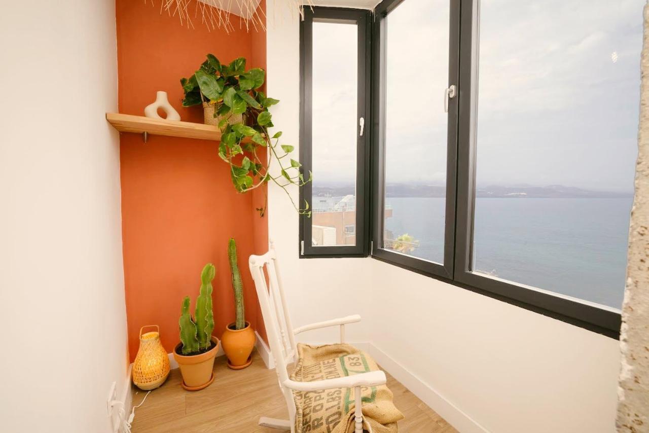 Oceanfront Las Canteras Casa Nidillos Las Palmas de Gran Canárias Exterior foto